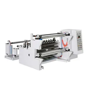 High Speed Thermische Label Roll Back Kraftpapier Slitter Rewinder Machine