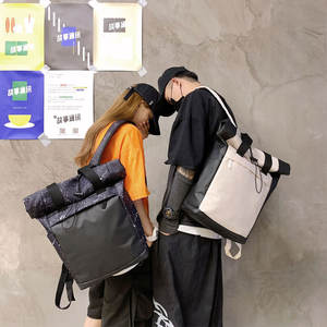 Custom From China Durable Pc <b>Backpack</b> <b>Roll</b> <b>Top</b> Closure Waterproof Fabric Lining Daily - Product Image 6