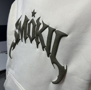 Sweat à capuche unisexe surdimensionné en coton de grande taille OEM, imprimé en 3D avec logo en mousse personnalisé, sweat à capuche pour homme pour l'hiver - Product Image 4