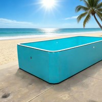 Piscine gonflable en PVC pour l'extérieur, résistante, pour enfants et adultes