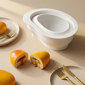 Moule en silicone géant 3D en forme de mangue de 4,25 pouces, moule à gâteau aux fruits extra large, moule en forme de mangue pour mousse, pâtisserie, chocolat, desserts - Product Image 3