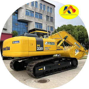 Excavadora Hidráulica de Segunda Mano, Modelo 2023 en Buenas Condiciones, Komatsu PC220-7 Usada, Componentes Originales Japoneses, Motor y Caja de Cambios - Product Image 1