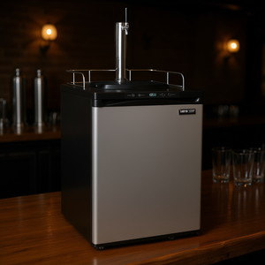 ตู้แช่เบียร์แบบกดเดี่ยว Vevor ขนาดใหญ่สำหรับใช้งานเชิงพาณิชย์ เครื่องจ่ายเบียร์ 220-240V ตู้เย็นสแตนเลส เครื่องทำเบียร์สด - Product Image 2