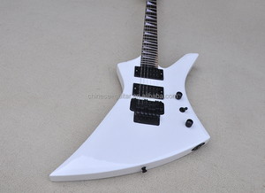 Flyoung White Unusual shape Guitar Musical <b>Instrument</b> 6 <b>String</b> Guitar - Product Image 2