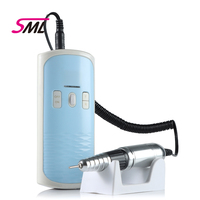 Machine à percer les ongles professionnelle de haute qualité SML M8 pour le façonnage, le polissage, l'élimination des ongles en acrylique, des ongles en gel, perceuse rechargeable