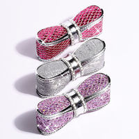 Rouge à lèvres solide imperméable de luxe en gros, cosmétiques pour femmes, rouge à lèvres en forme de nœud papillon en diamant
