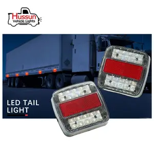 HST-20408 20/26 adet römork kamyon traktör LED arka lambası 12V gösterge ışıkları 24V arka lamba dönüş sinyali fren lambası