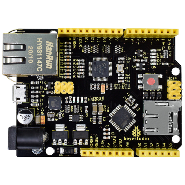 OEM ODM Factory W5500 Ethernet Development Board for Arduino