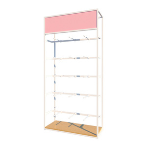 Estante de exhibición de fábrica recién llegado 2025, modelo de moda personalizado, tienda de ropa, estantería de exhibición - Product Image 6