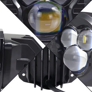 ไฟหน้ารถมอเตอร์ไซค์ LED 35W 3 นิ้ว 12V รุ่นใหม่ เลนส์ 5D สองสี กันน้ำ อุปกรณ์ตกแต่งรถมอเตอร์ไซค์แบบสากล - Product Image 3