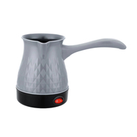 Bouilloire Électrique Portable Mini 650W 0.5L en Verre, Style Arabe Turc, Arrêt Automatique, Protection Anti-Ébullition à Sec, Pour Maison et Hôtel