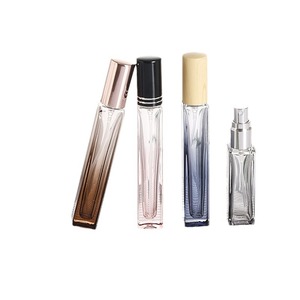 Oferta Especial: Mini Envase de Vidrio Degradado Personalizado de 5ml/10ml para Muestras de Perfume, Botella de Spray de Viaje con Tapa Plateada/Negra - Product Image 5