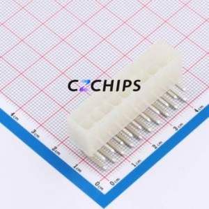 ZX-5557-4.2-2-10PWZ Wire-to-Board Pin Header Bent Lead Through Hole,P=4.2mm 2x10P 4.2mm Right Angle Insert Mini-Fit (MX 4.2) - Product Image 1