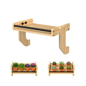 Étagère de rebord de fenêtre en bois massif, support d'extension pour plantes, pour usage intérieur et extérieur - Product Image 5