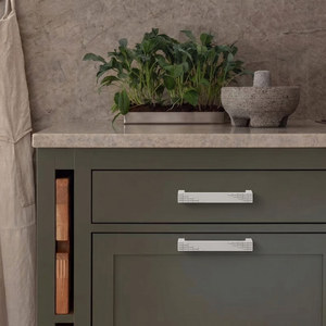 Modern Grid Textured Zinc Alloy Cabinet Pulls &amp; <strong>Knobs</strong> Furniture Hardware for Kitchen Cabinets Dresser Wardrobe Cupboard Handles - Product Image 1
