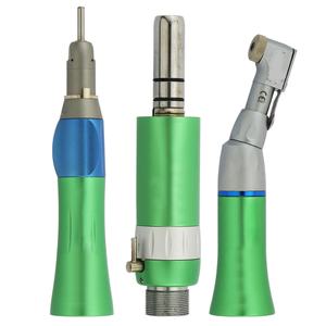 <span class=keywords><strong>Handpiece</strong></span> gigi hijau kecepatan rendah, Kit Motor udara sudut kontra lurus semprotan Air eksternal 2 atau 4 lubang tombol tekan atau kunci pas - Product Image 1