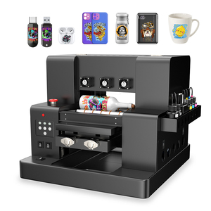 A3 UV Flatbed Printer Auto Stirring1440dpi Eps L805 Print Head UV Printer for Phone Case Acrylic Leather & Bottles - Product Image 1