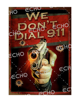 Vintage Pistolet Plaque Fer Plaque Publicité Tin Sign Rétro Affiche Chasse Pistolet Métal Signe Boutique Décoration Murale Chasseur Décor À La Maison