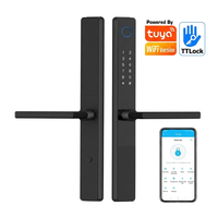 Serratura Intelligente per Porta Scorrevole con Impronta Digitale, Alta Sicurezza IP65 Impermeabile, App TTlock, Password Cloud, SDK Tuya WiFi