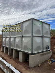 Nhà máy bán GRP sợi thủy tinh bể nước 10000 50000 lít gallon cách điện bể chứa nước cho mưa - Product Image 5