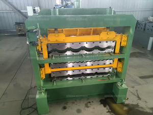 Độ chính xác cao tấm kim loại bảng điều khiển mái ngói máy làm tấm sắt máy làm tấm mái cuộn tạo thành máy - Product Image 3