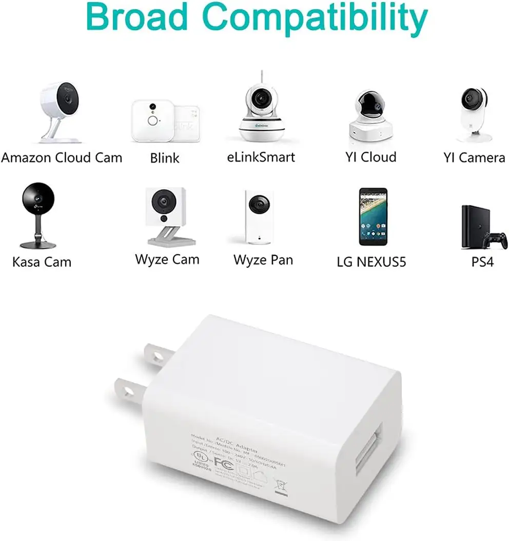 전화 비트 헤드폰용 5V 2A 2.1A 2.4A USB 벽 충전기 스튜디오 버드 무선 이어폰 TV 박스 베이비 모니터 장난감 전원 적응