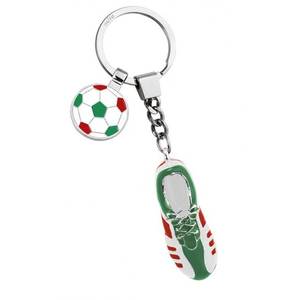 Portachiavi Scarpa da Calcio Italia con Ciondolo Pallone da Calcio, Accessorio in Metallo - Product Image 2