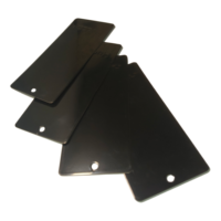 Revêtement en poudre noir brillant résistant aux intempéries pour métal extérieur