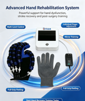 Système de rééducation électrique Neuro Hand Glove pour la récupération de la fonction motrice des doigts, soins à domicile pour patients victimes d'AVC, Leyidi