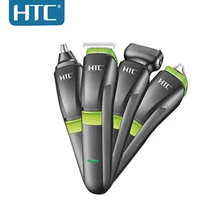 HTC AT-1211 2024 Modelo de Ano Novo 4 em 1 conjunto de máquina de cortar cabelo elétrica aparador de cabelo