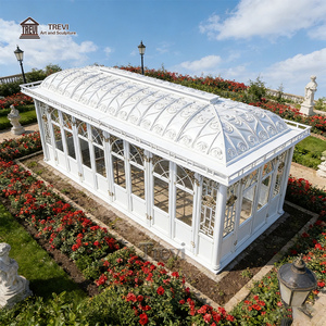 Pavillon <span class=keywords><strong>et</strong></span> <span class=keywords><strong>serre</strong></span> <span class=keywords><strong>en</strong></span> fer forgé de luxe TREVI, <span class=keywords><strong>en</strong></span> métal massif, pour jardin extérieur - Product Image 2