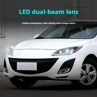 Feux de voiture FT pour Mazda 3 Phares 2011-2015 Mise à niveau LED Projecteur Phare Feux de jour Accessoires automobiles