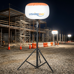 Luz LED inflable de 1400W de potencia máxima para reconstrucción de carreteras urbanas, excavaciones, puentes y construcción nocturna. - Product Image 3