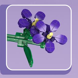 New Arrival for Mould King 24014 Decorative Flower World Violet <b>Block</b> <b>Set</b> Model Toy for Eternal Wedding Party Flower <b>Building</b> Bl - Product Image 5