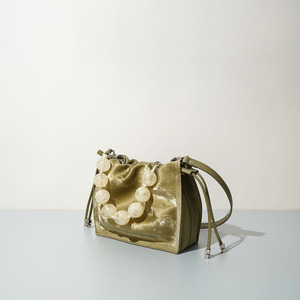 Bolso Tote Mini de Cuero Genuino Metálico de Lujo para Mujer, Bolso de Hombro de Piel Vacuna Suave, Bolso Bandolera Plateado de Diseñador - Product Image 3