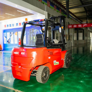 <span class=keywords><strong>HECA</strong></span> EF350 Chariot élévateur électrique de 5 tonnes certifié CE de haute qualité avec manette de vitesse latérale hydraulique et pince de rotateur à batterie lithium-ion - Product Image 6