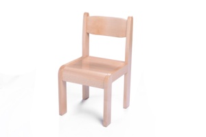 Silla de Madera de Haya al por Mayor para Escuela Educativa <span class=keywords><strong>Montessori</strong></span> de 0 a 24 Meses, 2 Piezas - Product Image 2
