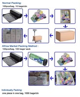 Emballage auto-scellant personnalisé pochette de stérilisation pour étiquette en plastique bleu transparent pochette de documents en PE pochette de documents en PE
