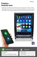 Autoradio Android 13 12,1'' avec Carplay, style vertical, GPS, lecteur multimédia stéréo, écran pour Ford Expedition 2015-2017, DSP 4G