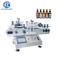 Machine d'étiquetage de bouteilles rondes à un seul côté LX-T150, machine d'étiquetage semi-automatique électrique pour bouteilles en verre et en plastique