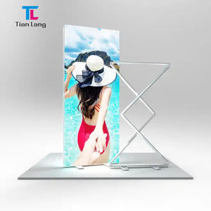 Cabina publicitaria de aluminio de montaje TianLang 10s con caja de luz LED para póster y soporte de exposición Seg - Product Image 1