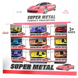 لعبة عرض سيارة نموذج 1/64 بسعر الجملة لعبة مركبات مصبوبة من خليط معدني صغير لعبة سيارة سباق رياضية للأطفال