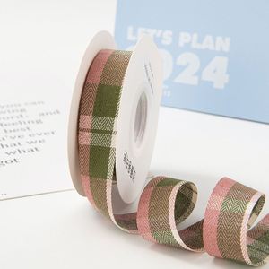 British Style Plaid Ribbon Hair Accessories Handmade Hairband Hair <b>Clip</b> Decoration DIY Clothing Webbing & Gift Ribbons - Product Image 6
