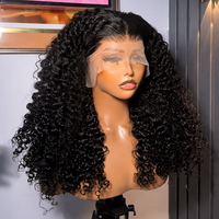 Peluca de Cabello Humano Vietnamita Virgen Barata, Estilo Pixie Rizado, Corta, Sin Pegamento, con Frente de Encaje HD 13x6 para Mujeres Negras, en Oferta