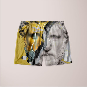 Pantalones Cortos Coloridos de Estilo Retro - Product Image 1