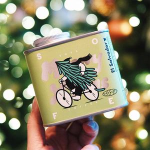 अनुकूलित क्रिसमस उपहार धातु टिन कॉफी बीन्स चाय अखरोट कुत्ते के लिए हवा वाल्व सील कंटेनर के साथ भोजन के लिए कर सकते हैं - Product Image 4