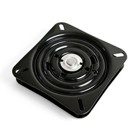 Base pivotante carrée universelle en acier épaissi et robuste pour chaise, présentoir, mobilier de salle à manger et de cuisine