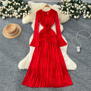 Flowing Chiffon Cape Dresses - Elegant Off-Shoulder Design