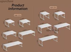 Étagère de Rangement Réglable, Tension de Placard, Tige, Étagère Extensible, Organisateur, Étagère <span class=keywords><strong>Empilable</strong></span>, en <span class=keywords><strong>Plastique</strong></span> - Product Image 2