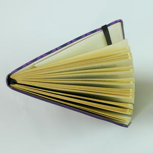 Factory Wholesale Customized <b>A4</b> A5 A6 Pu <b>Leather</b> Gold Edge Hardcover Sewing Bound Film Laminated Embossed/Debossed <b>Notebooks</b> - Product Image 2